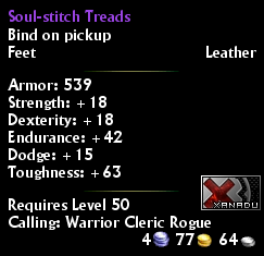 Soul-stitch Treads