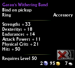 Garau's Withering Band