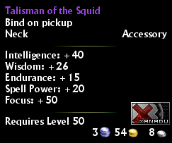 Talisman of the Squid