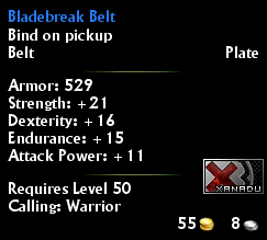 Bladebreak Belt