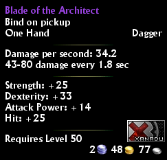 Blade of the Architect