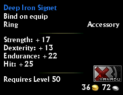 Deep Iron Signet