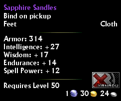 Sapphire Sandles