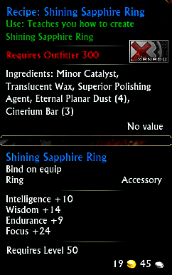 Recipe: Shining Sapphire Ring