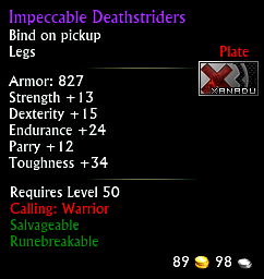 Impeccable Deathstriders