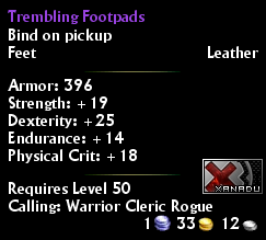 Trembling Footpads