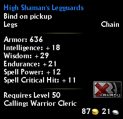 High Shaman's Legguards
