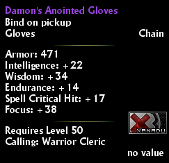 Damon's Anointed Gloves