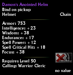 Damon's Anointed Helm
