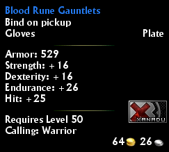 Blood Rune Gauntlets