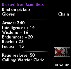 Blessed Iron Gauntlets