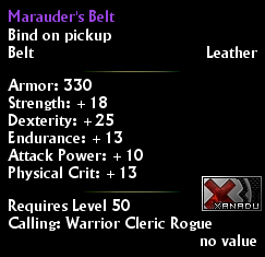 Marauder's Belt