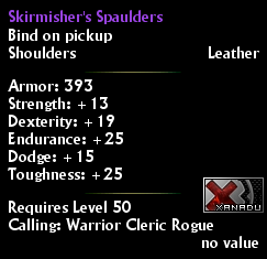 Skirmisher's Spaulders