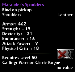 Marauder's Spaulders