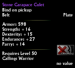 Stone Carapace Culet