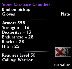 Stone Carapace Gauntlets