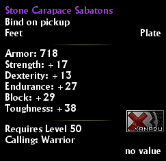 Stone Carapace Sabatons