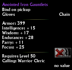 Anointed Iron Gauntlets