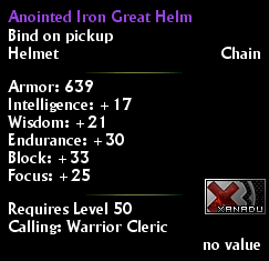 Anointed Iron Great Helm