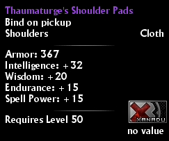 Thaumaturge's Shoulder Pads