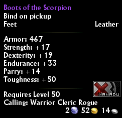 Boots of the Scorpion