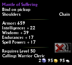 Mantle of Suffering
