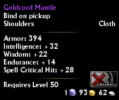 Goldcord Mantle