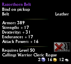 Razorthorn Belt