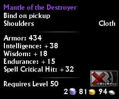 Mantle of the Destroyer