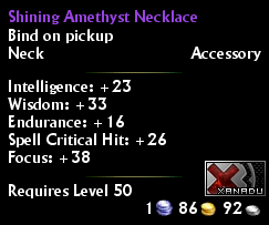 Shining Amethyst Necklace