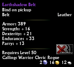 Earthshadow Belt