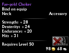 Fae-gold Choker