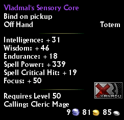 Vladmal's Sensory Core