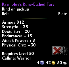 Rasmolov's Rune-Etched Fury