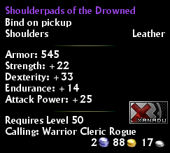 Shoulderpads of the Drowned