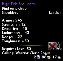 High Tide Spaulders