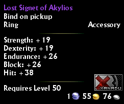 Lost Signet of Akylios