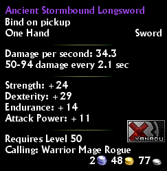 Ancient Stormbound Longsword