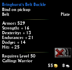Bringhurst's Belt Buckle