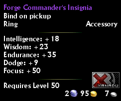 Forge Commander's Insignia