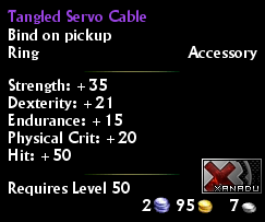 Tangled Servo Cable