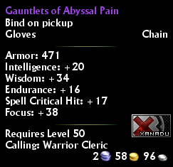 Gauntlets of Abyssal Pain