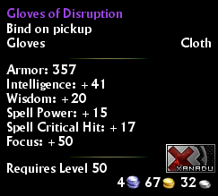 Gloves of Disruption