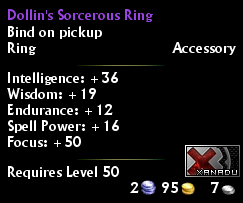 Dollin's Sorcerous Ring