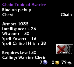 Chain Tunic of Avarice
