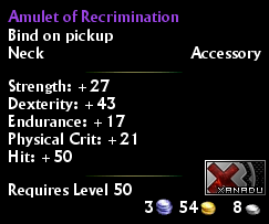 Amulet of Recrimination