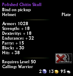 Polished Chitin Skull