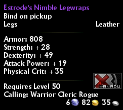 Estrode's Nimble Legwraps