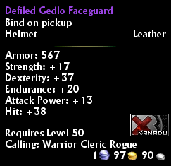 Defiled Gedlo Faceguard