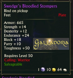 Swedge's Bloodied Stompers